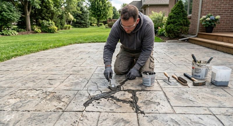 Decorative Concrete Repair in Bellingham, WA