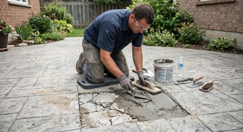 Decorative Concrete Repair in Venice, FL
