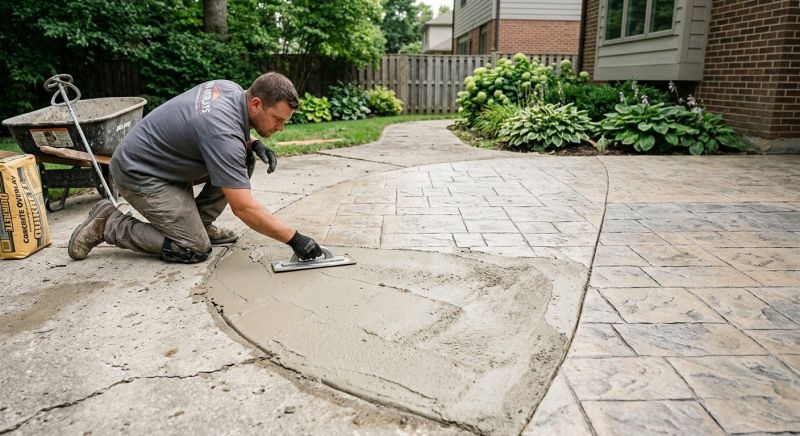 Driveway Overlay Installation in Fort Worth, TX