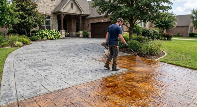Driveway Overlaying in Frisco, TX