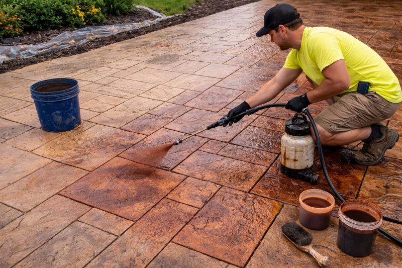 Interior Concrete Staining in Corpus Christi, TX